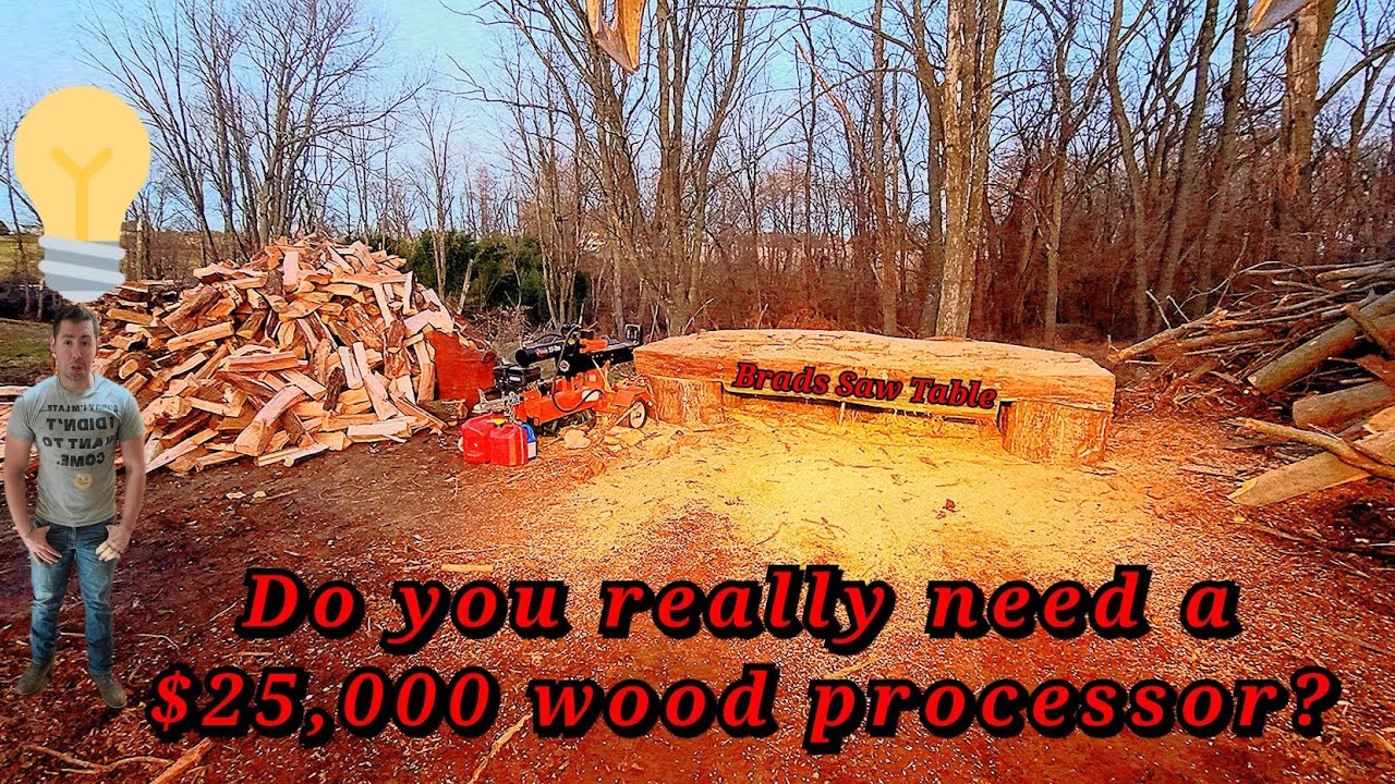 How To Process Firewood Without a Wood Processor.