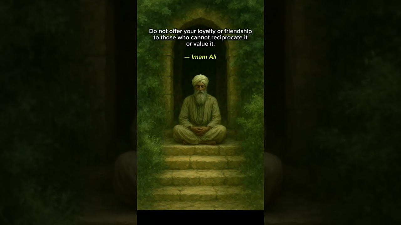 Value Your Loyalty ✨ | Imam Ali&rsquo;s Timeless Wisdom