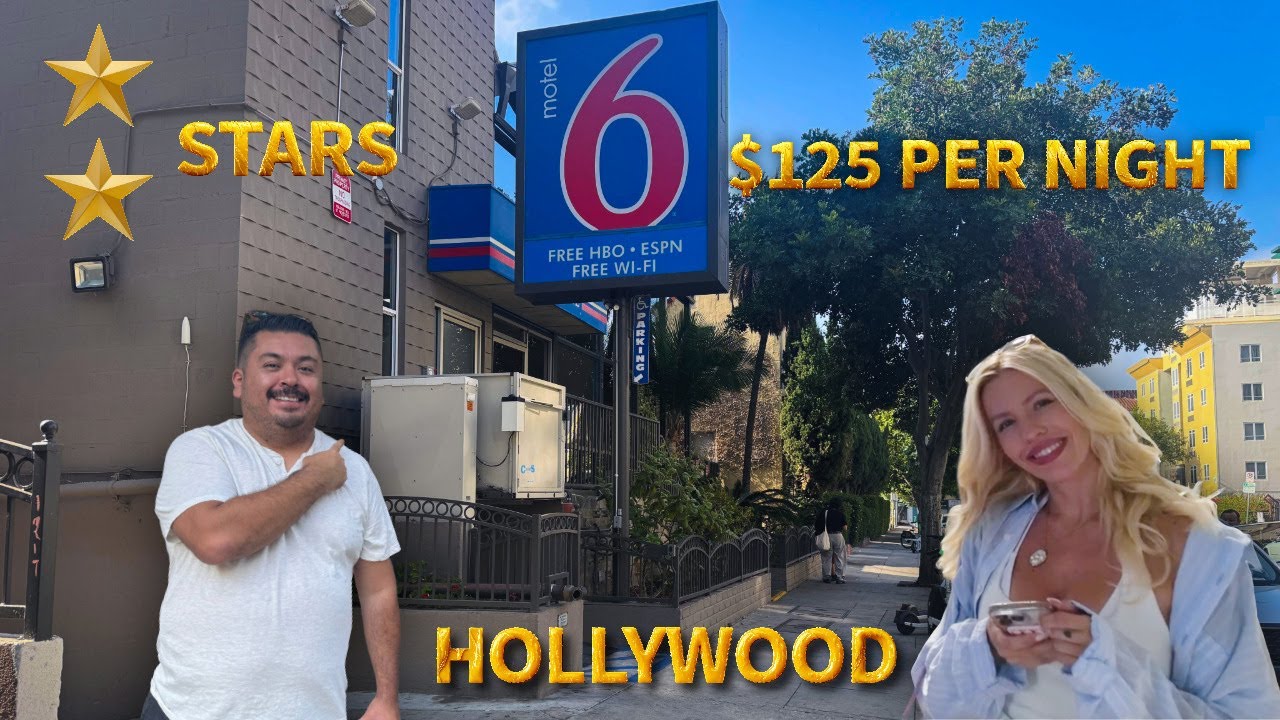 Проживаю в двухзвездочном мотеле Motel 6 в Голливуде, Калифорния.