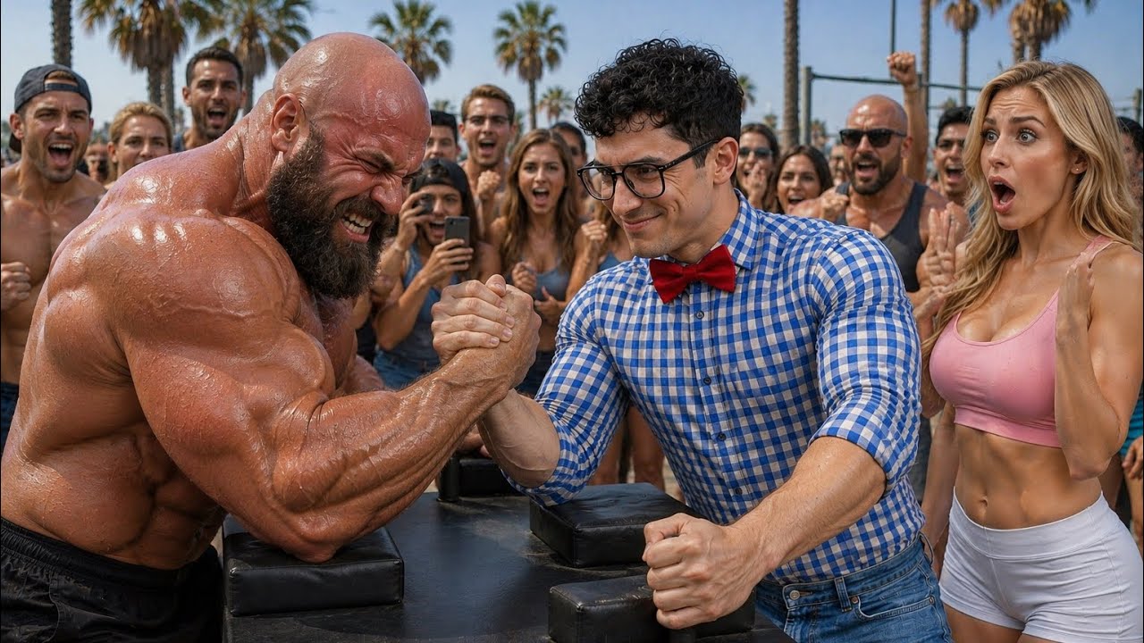 NERDY WEAK GUY SHOCKS EVERYONE! WORKOUT, ARM WRESTLING & STRENGTH PRANK COMPILATION