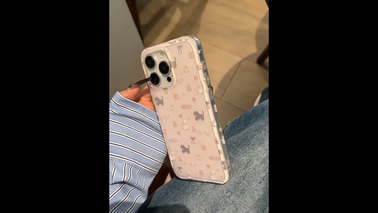 Ốp lưng b&eacute; m&egrave;o cute cho iPhone #oplungdienthoai #oplung #phukiendienthoai