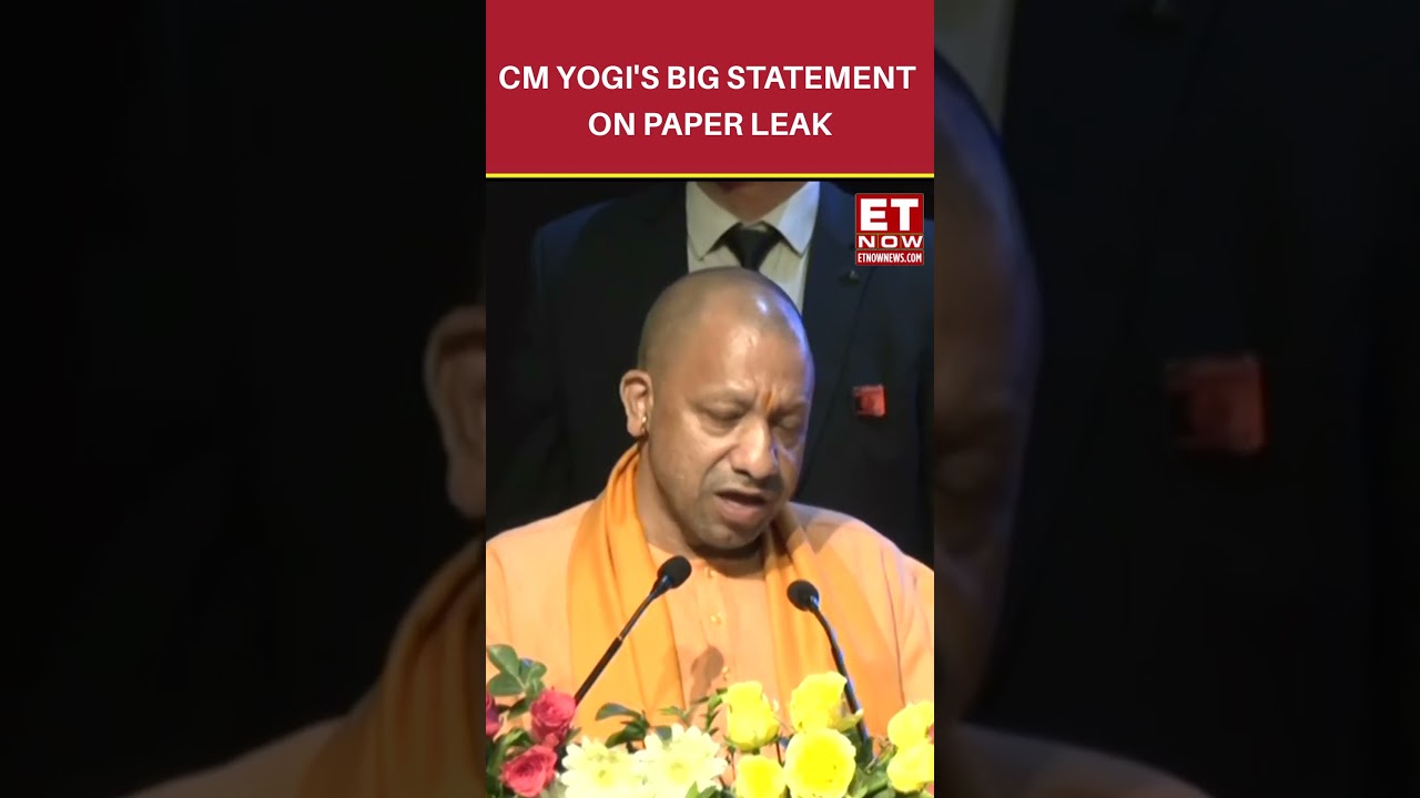 CM Yogi's Big Statement On Paper Leak | #etnow #cmyogi #shorts #trending #viralvideo #paperleak