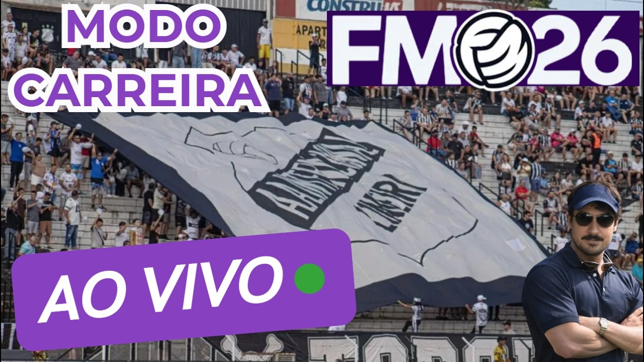 FM 26 | TEMOS UMA MAQUINA? !PIX  !DISCORD