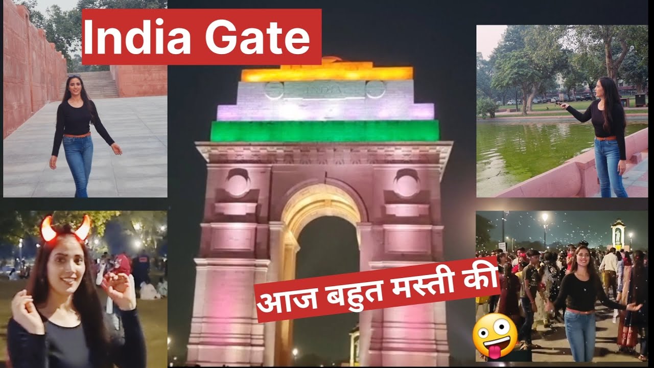 India gate new look 2022||Delhi vlog #wonderingpiya