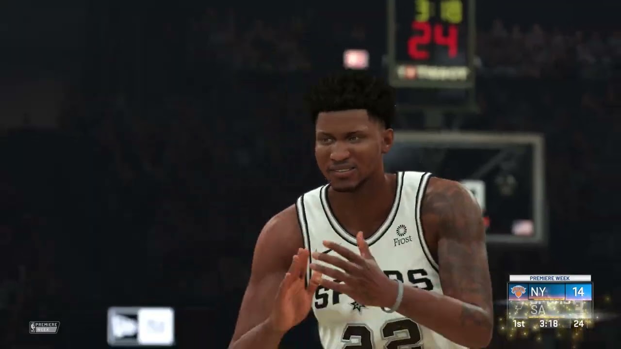 4K – NBA 2K20 – October 23rd – 2019 – New York Knicks at San Antonio Spurs
