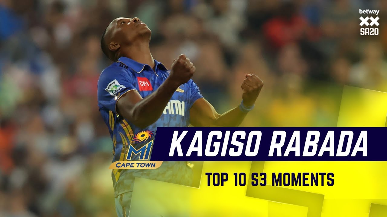 Top 10 Moments - Kagiso Rabada | Betway SA20
