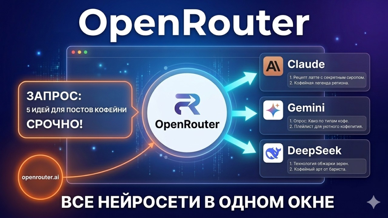 OpenRouter: All neural networks in one window in 5 minutes