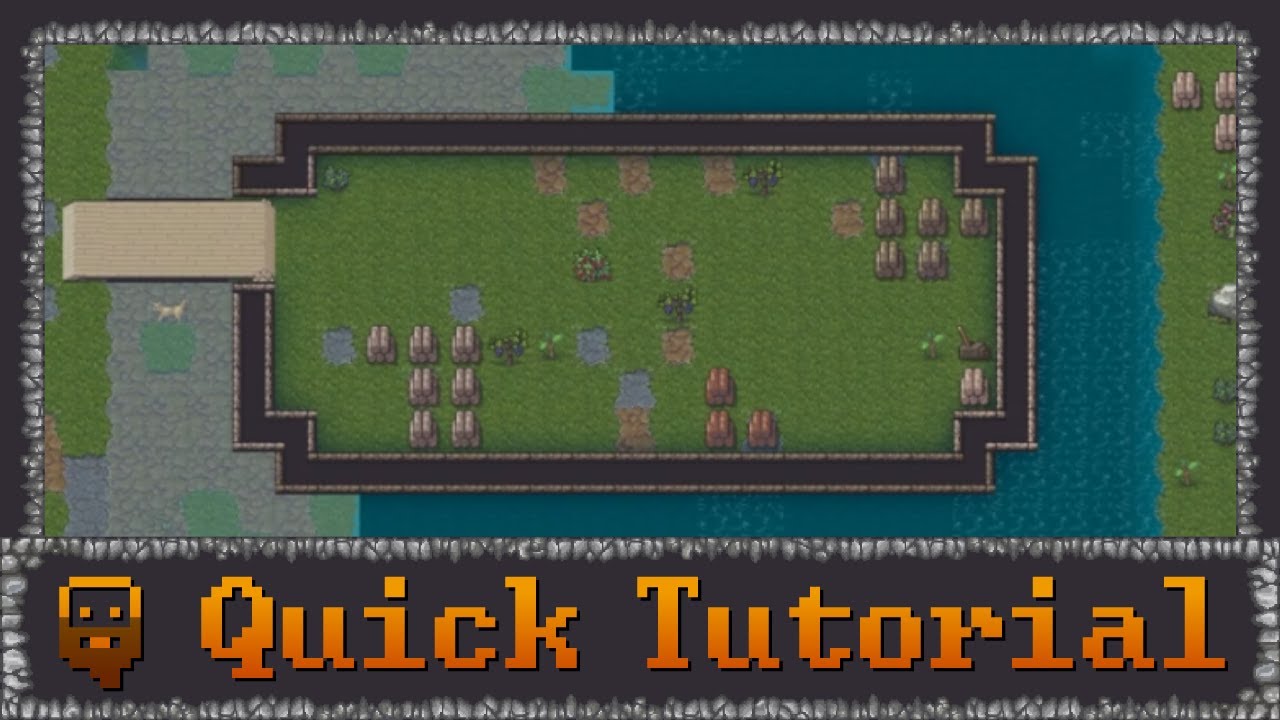 Dwarf Fortress  - Quick Tutorials - Easy Moats