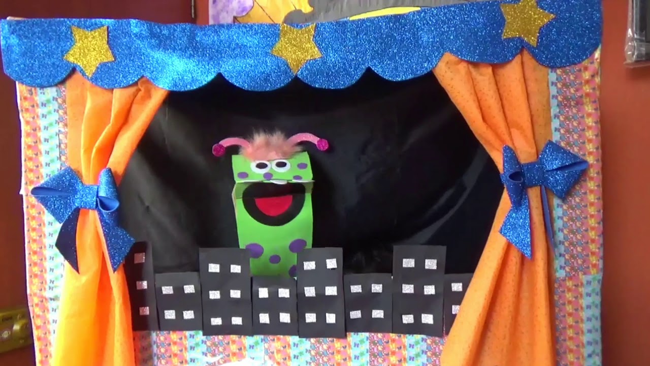 Cuento con titeres// Nivel inicial /El monstruo come juguetes