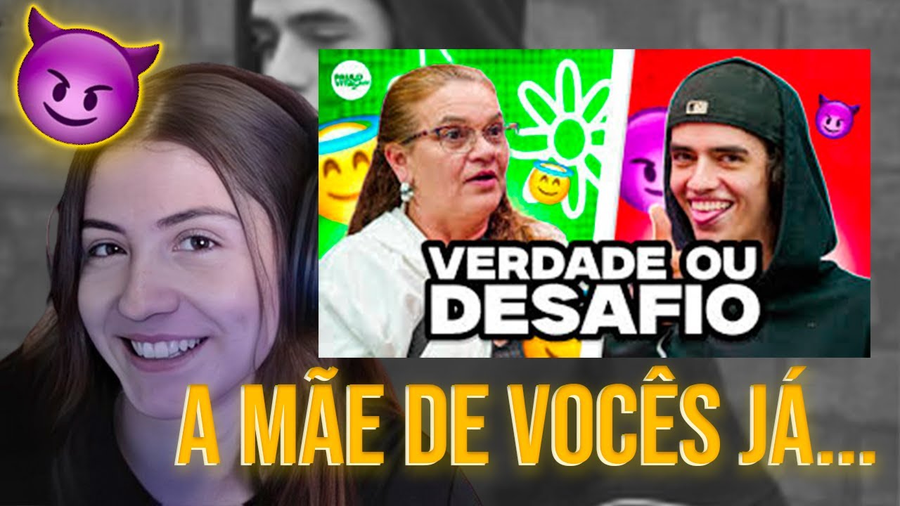SOFIA REAGE: MÃES E FILHOS JOGAM VERDADE OU DESAFIO ft. João Dias