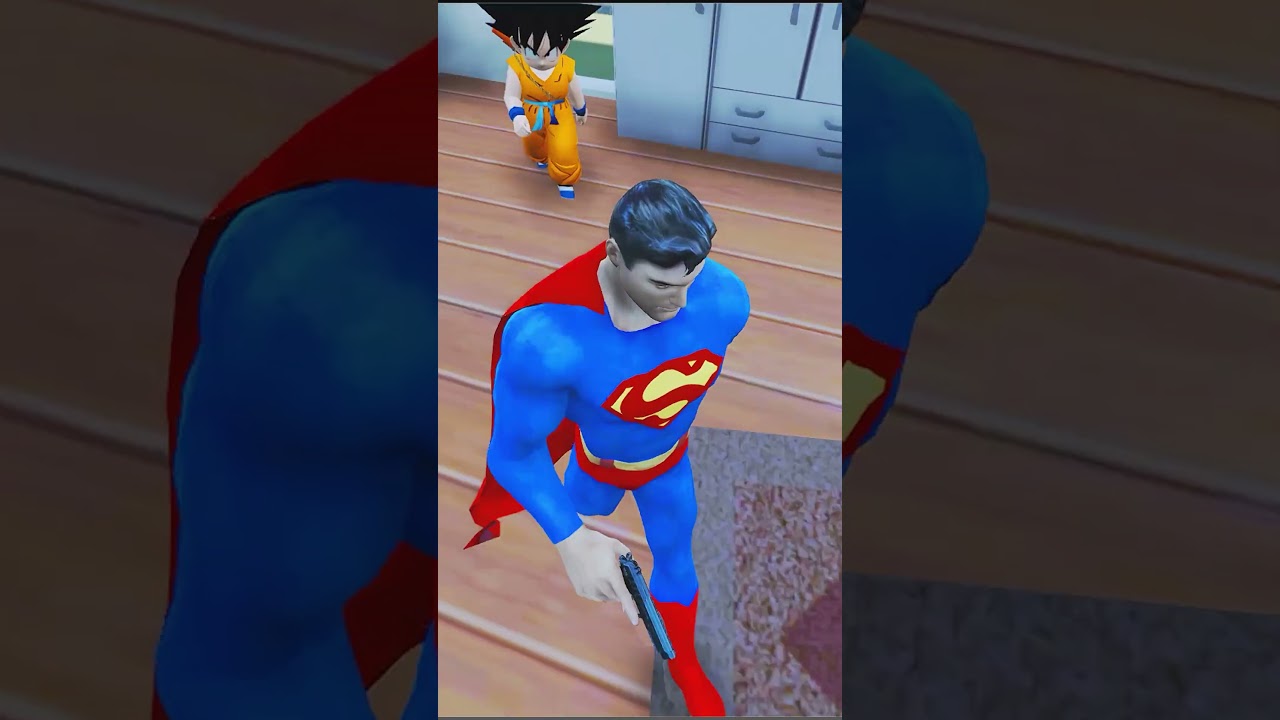 GTA V : FAKE SUPERMAN KILLED SPIDERMAN&rsquo;S DAD 😭💔 #shorts #gta5