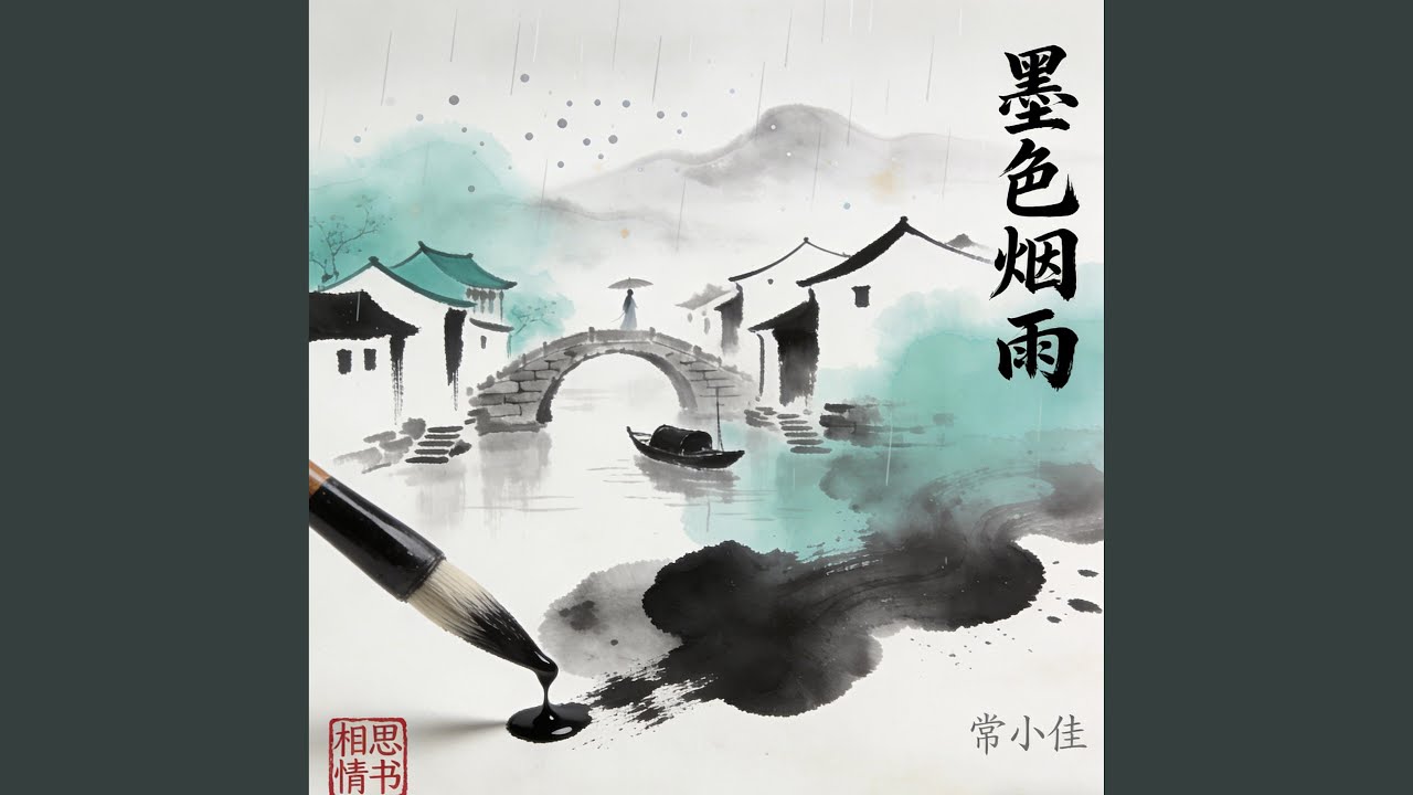烟雨染江南