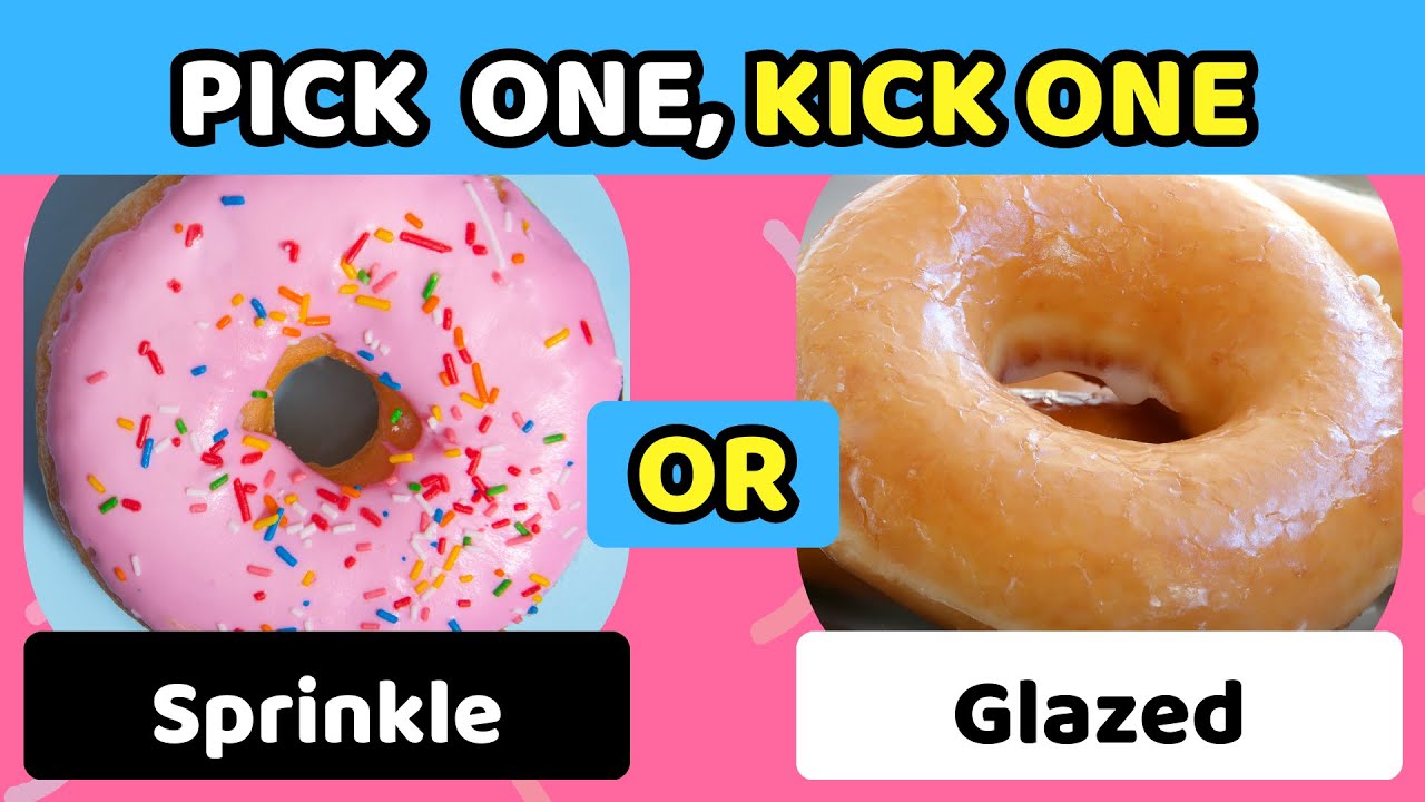 Pick One, Kick One Donuts
