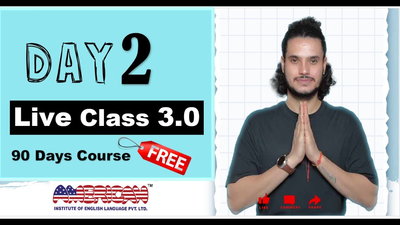 Live Class (3.0) | Day 2 | How to Learn  Vocabulary | Spoken English Classes I 90 Days Course