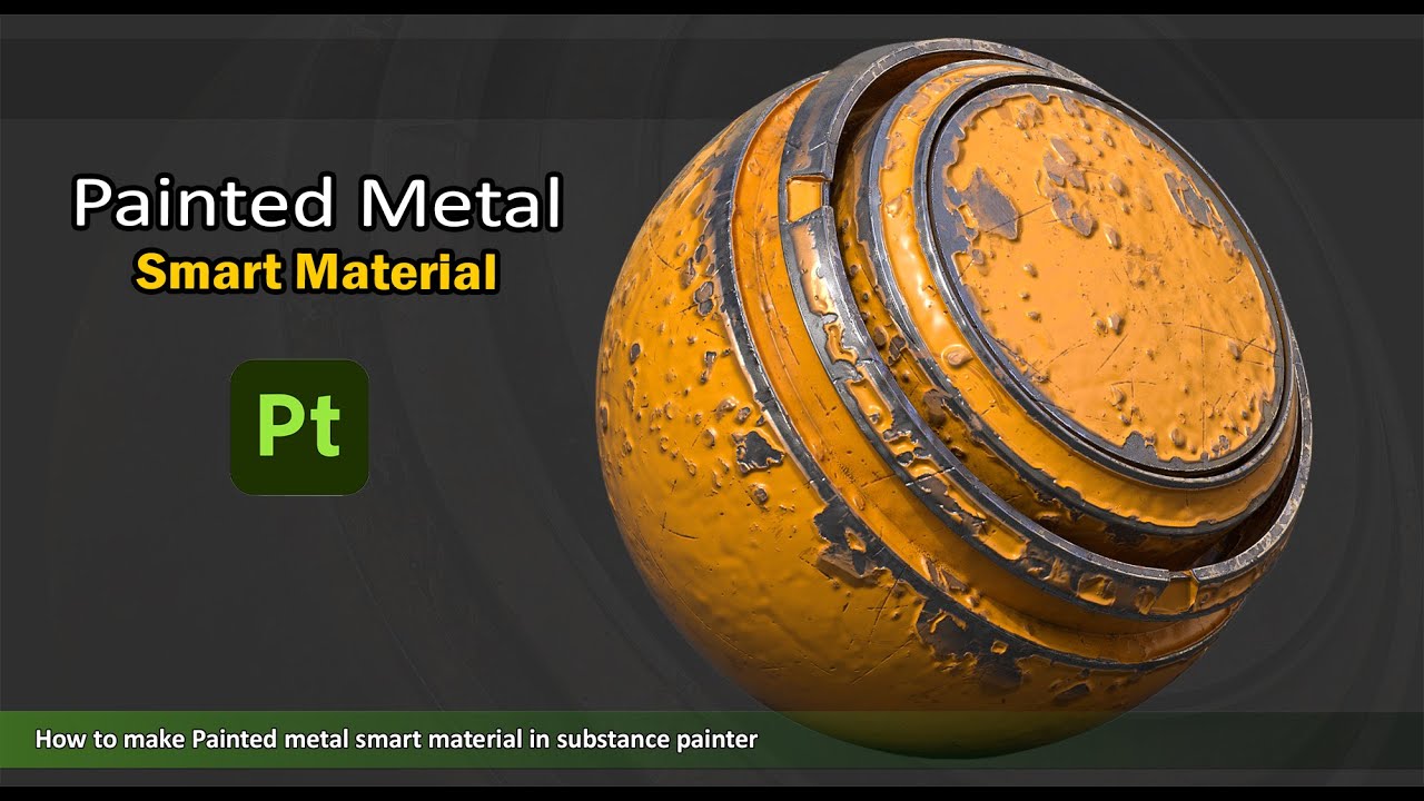 Metal Smart Material - painted metal (3) - substance painter | anchor points