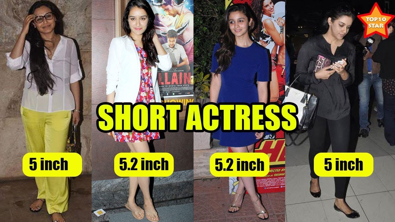 10 Bollywood actresses who are short in real life