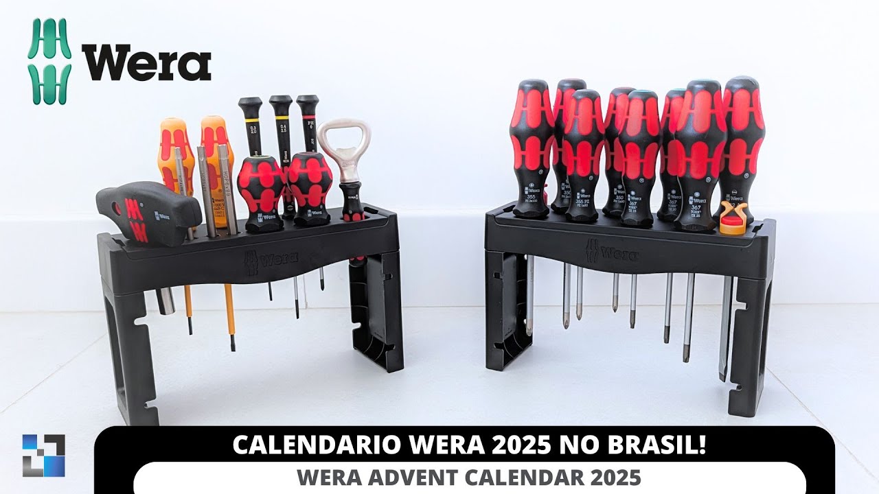 EXCLUSIVO KIT DE NATAL WERA ADVENT CALENDAR 2025 NO BRASIL!