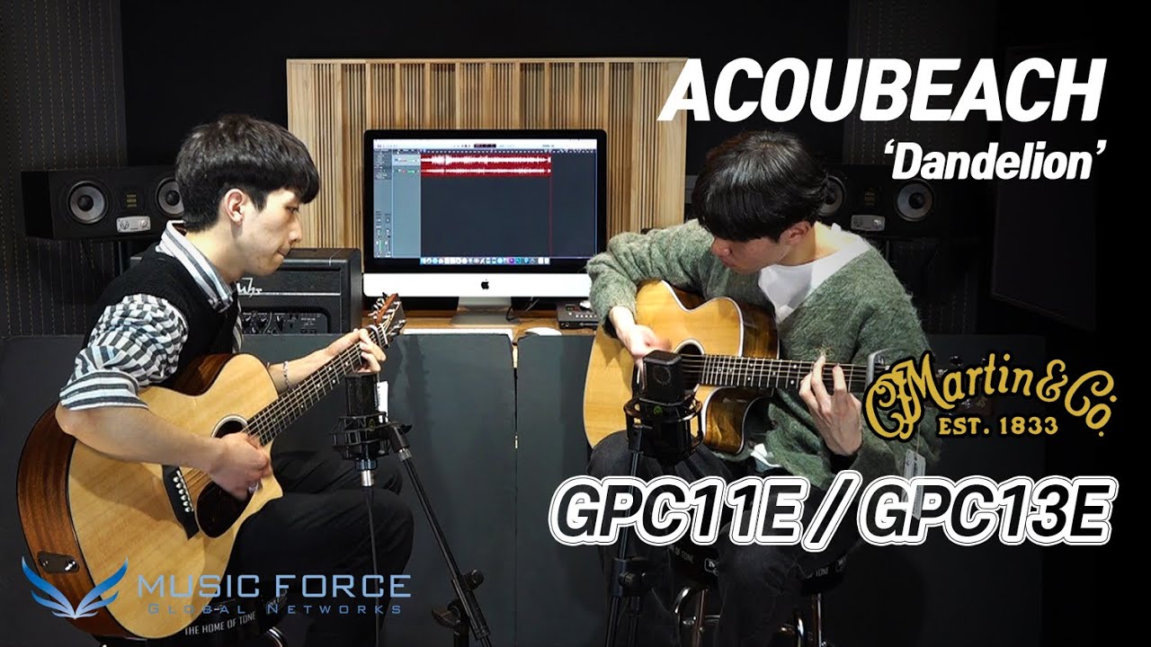 Martin Road Series GPC-13E / GPC-11E Demo ('Dandelion' by 'AcouBeach')