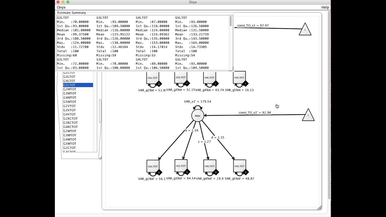 Multigroup Models in SEM using &Omega;nyx