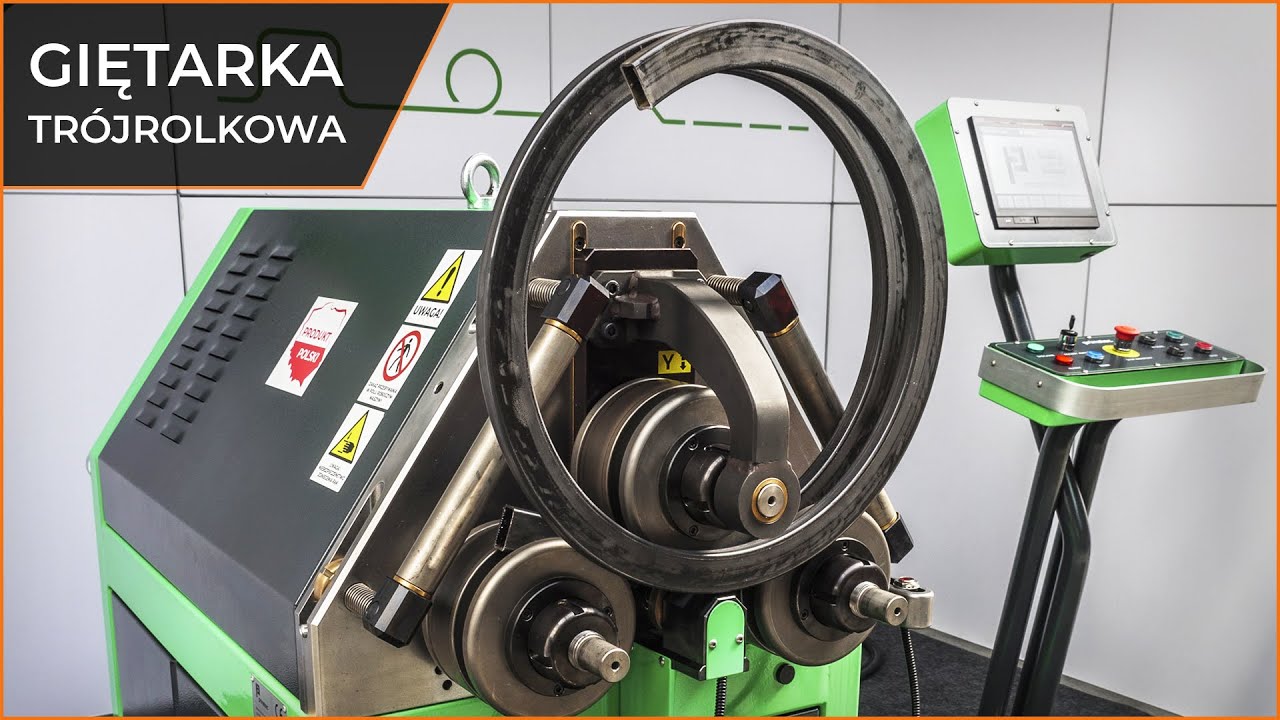 Giętarka trójrolkowa CNC - polski producent / Primetec / 2022