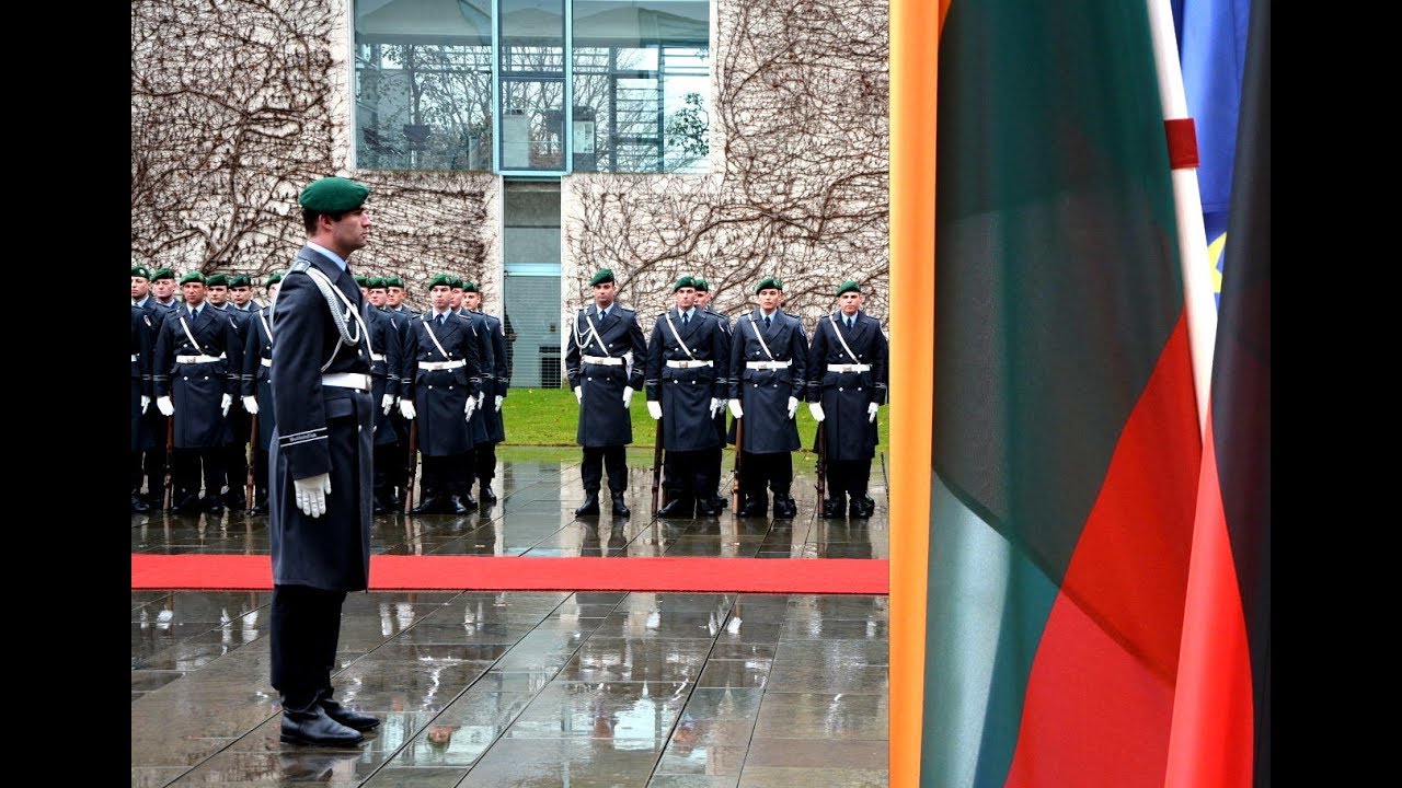 Ehrenkompanie - Litauens Ministerpräsident - Militärische Ehren