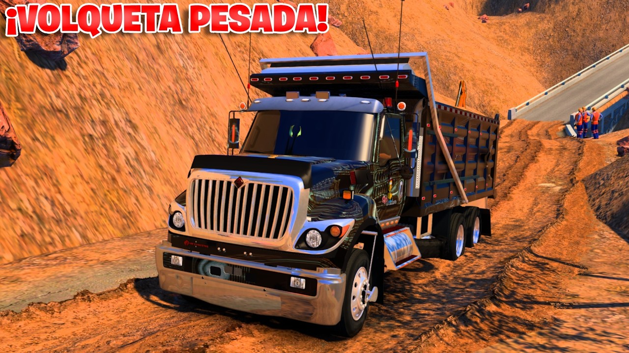 ¡Volqueta CON SOBREPESO POR RUTAS MUY EXTREMAS! | American Truck Simulator