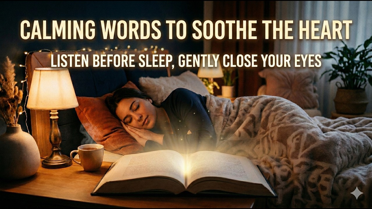 Calming Words to Soothe Your Soul | Listen Before Sleep for Inner Peace