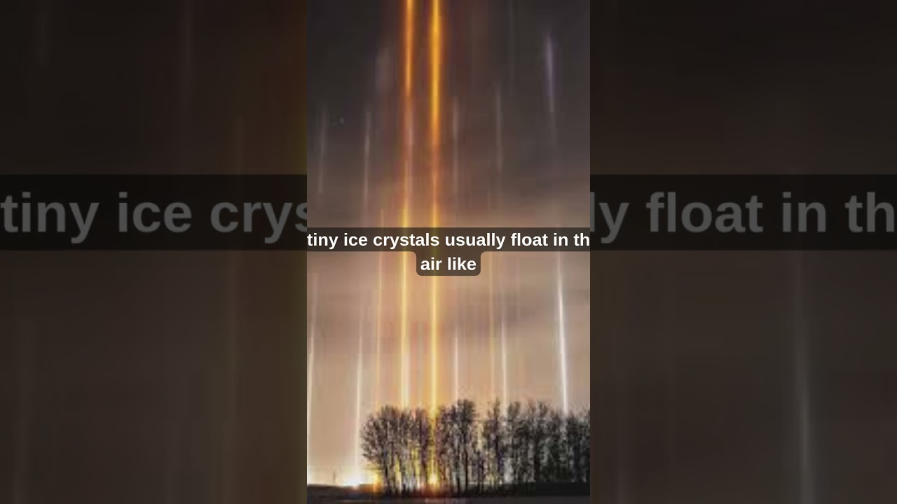 Light pillars? #viral #new #weather