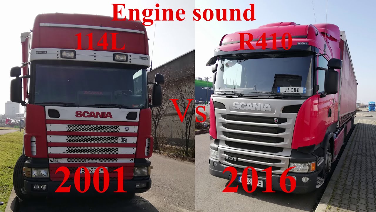 Scania L114vsR410 Engine sound