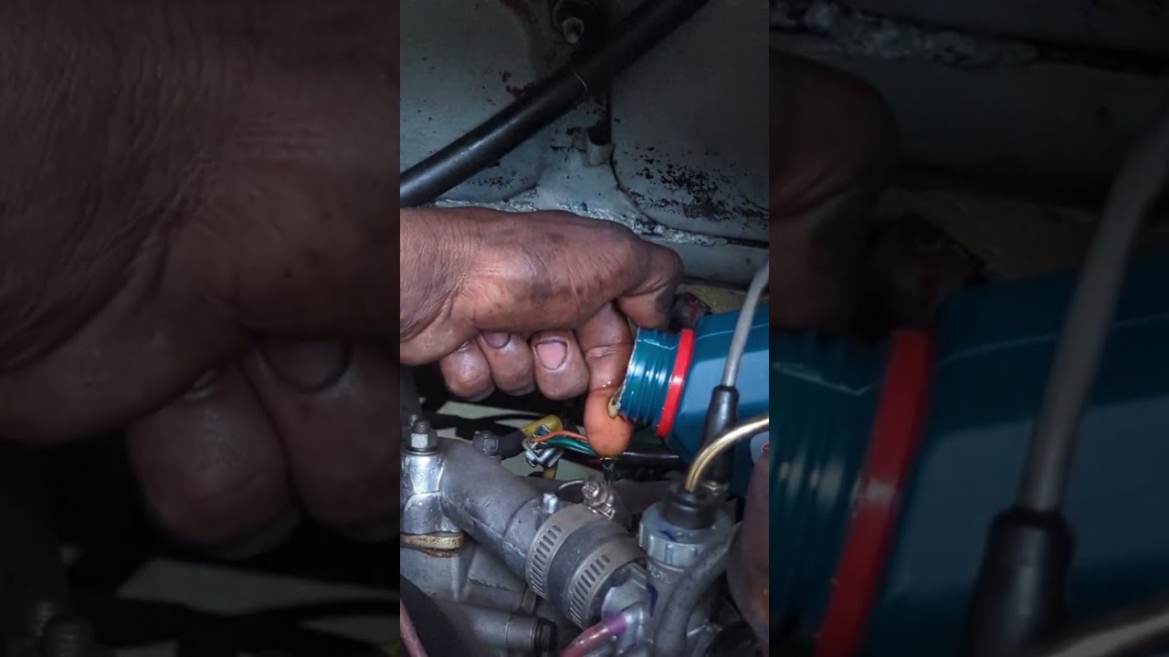 2stroke tuk tuk oil change