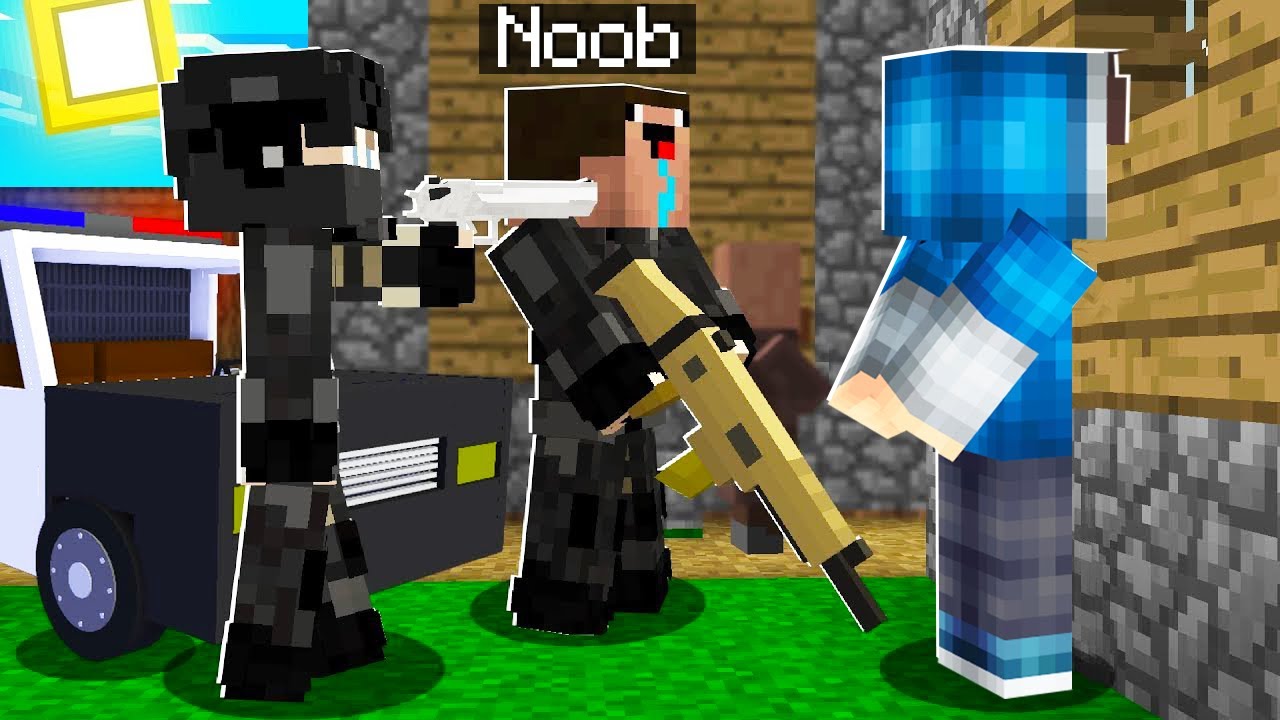 NOOB SE STAL POLICISTOU A ZAVŘEL MĚ DO VĚZENÍ V MINECRAFTU!