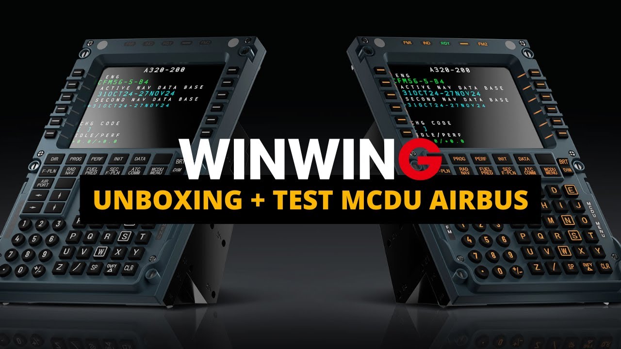 WINWING : UNBOXING + TEST DU MCDU AIRBUS | MSFS 2024
