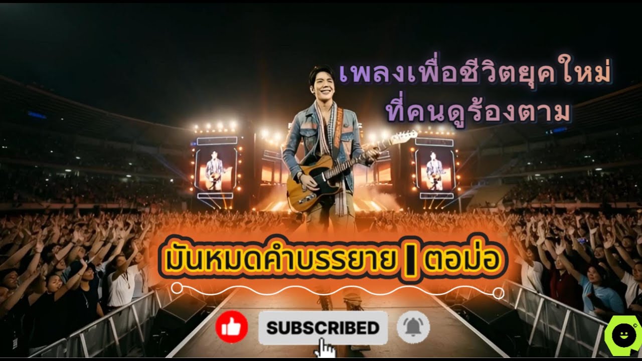 หมดคำบรรยาย – วง ตอม่อ | เพลงเพื่อชีวิตยุคใหม่ ที่คนดูร้องตามทั้งสนาม