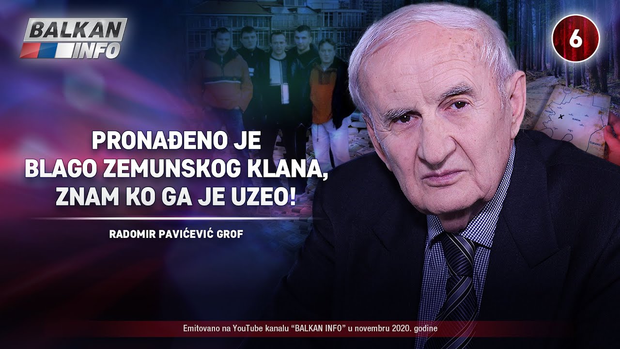INTERVJU: Radomir Pavićević Grof - Pronađeno je blago zemunskog klana, znam ko je uzeo! (25.11.2020)