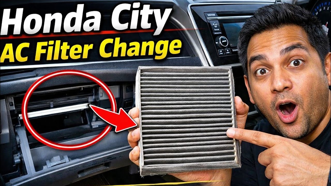 How to change AC filter Honda City Hindi/English