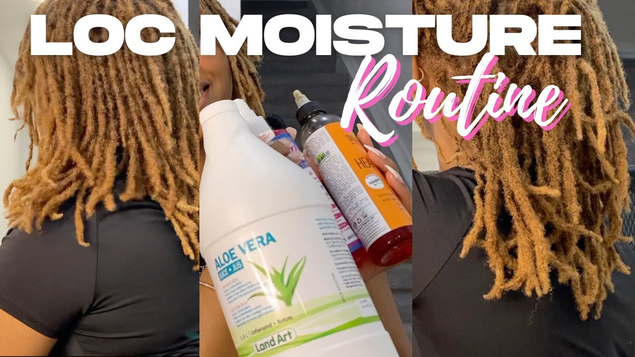 LOC MOISTURE ROUTINE | Step by Step HOW I MOISTURIZE MY COLOUR TREATED LOCS