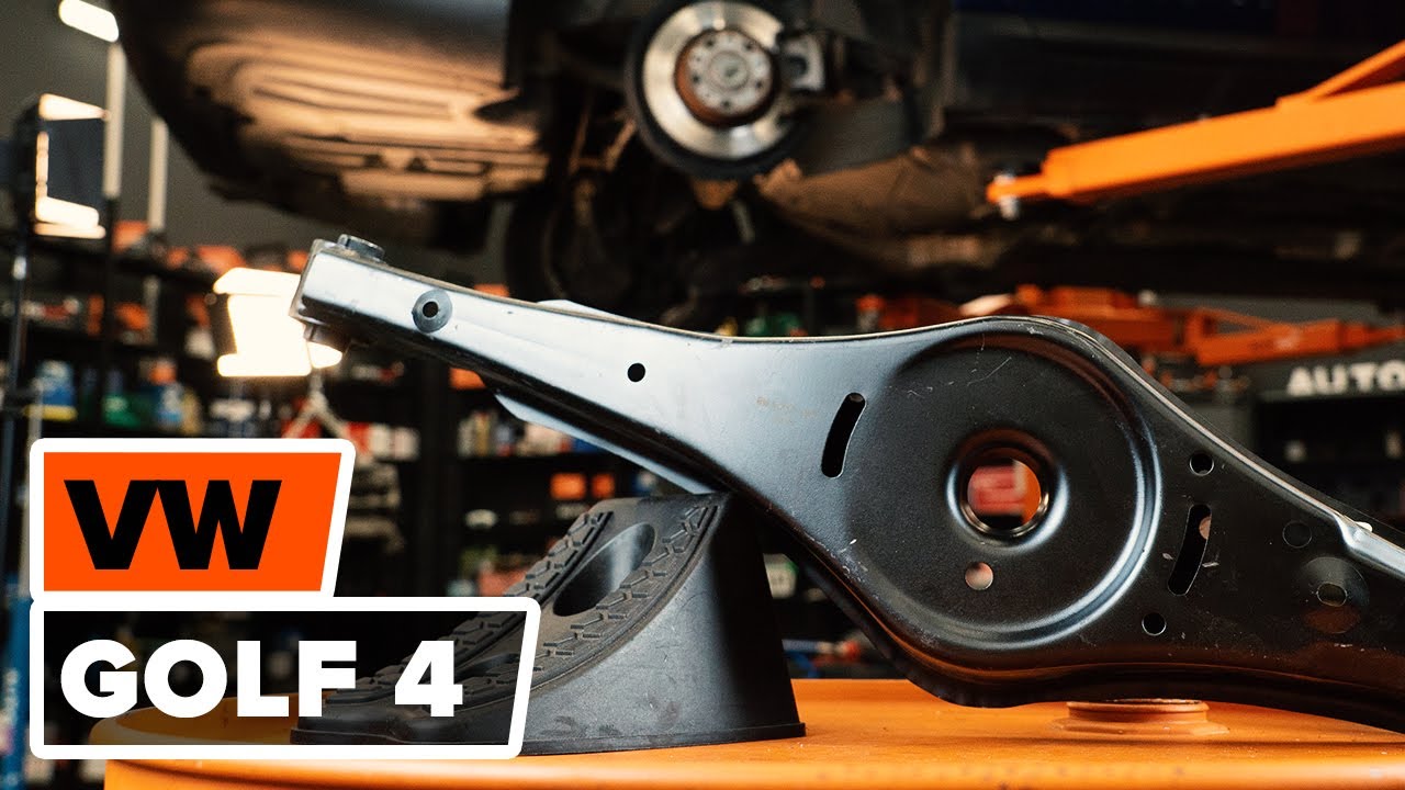 Cum se inlocuiesc brațul inferior al suspensiei de pe față pe VW GOLF 4 [TUTORIAL]