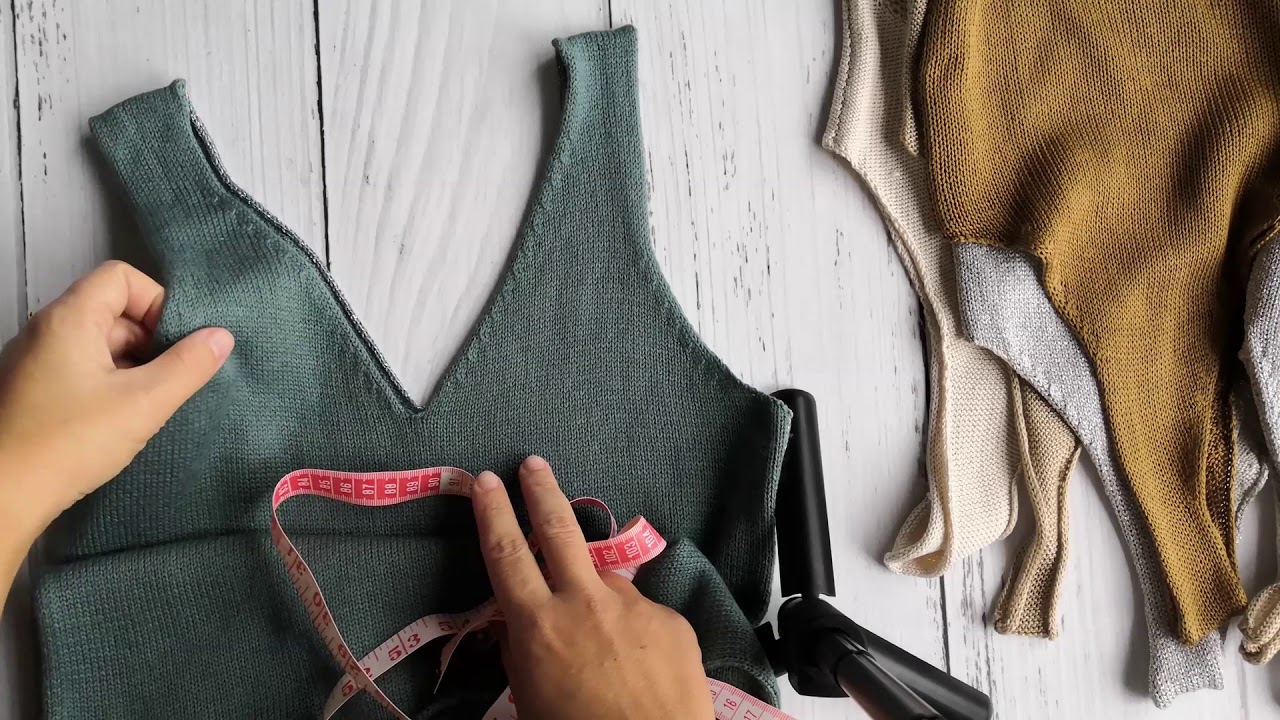 Вязаная майка на вязальной машине. Схема с расчетами и мои рекомендации.