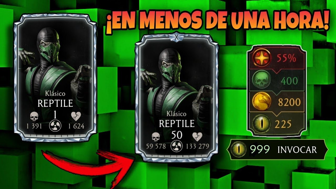BUG/TRUCO PARA CONSEGUIR A REPTILE KLASICO FUSION X EN MENOS DE UNA HORA | MK Mobile