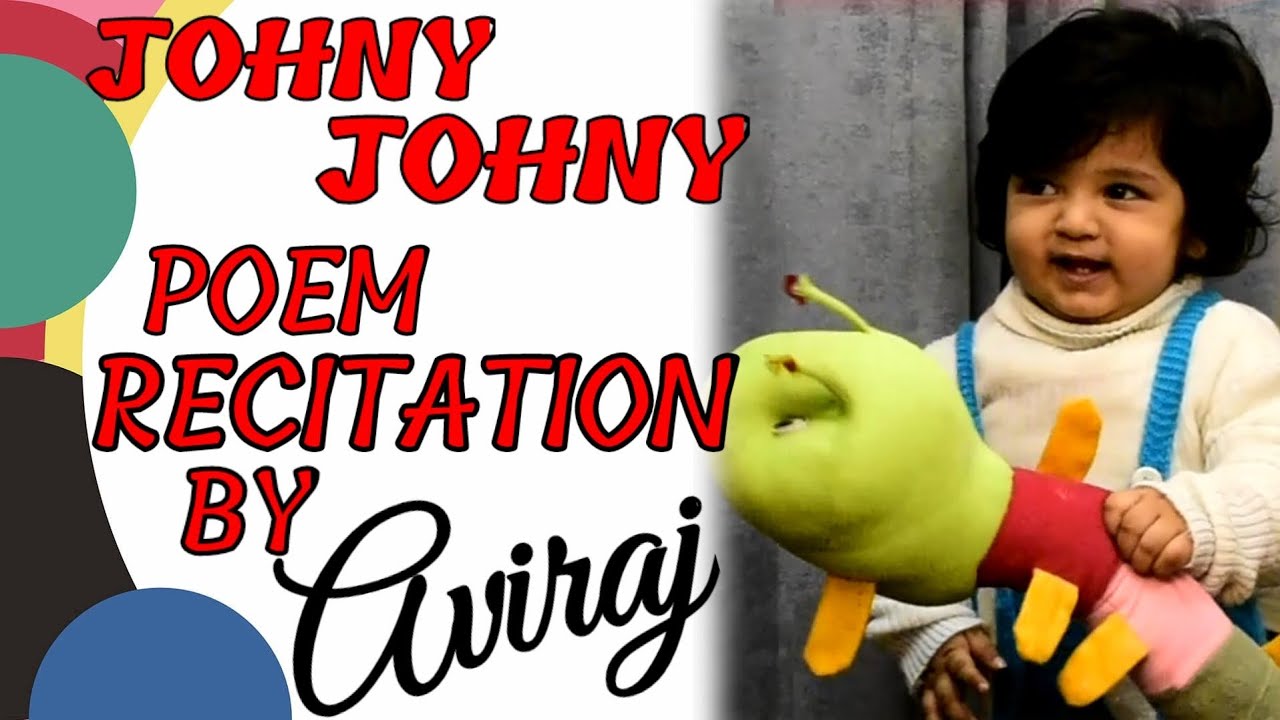 Cute One Year Old Baby Sings Johny Johny Yes Papa | Aviraj Recites JOHNY JOHNY Poem