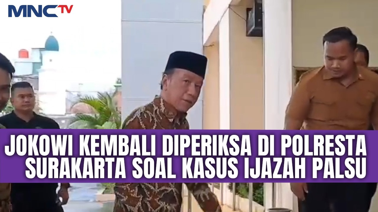Datangi Polresta Solo, Jokowi Diperiksa Terkait Laporan Ijazah Palsu