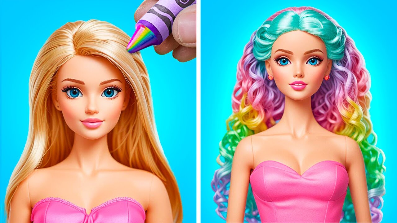RETO DE ESTILOS DE ARTE 💝 Trucos de Dibujo de Barbie en la C&aacute;rcel 📦 Cosas Creativas de YayTime!