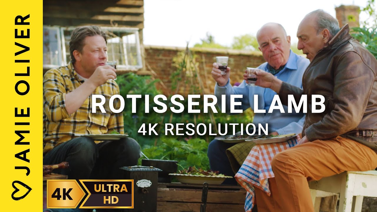 Jamie's Rotisserie Leg of Lamb | 4K RESOLUTION | Jamie Oliver