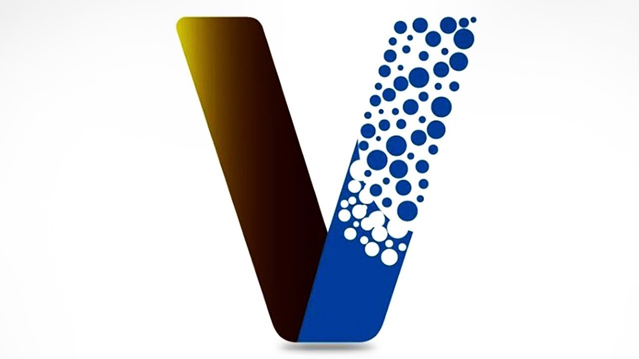 Letter V Logo Design Illustrator | V Letter Logo Design Illustrator