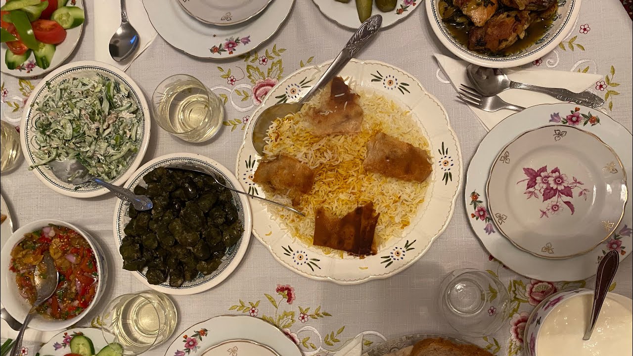 Mənim süfrəm ve lezzetli yemeklerim #pilav #toyuq #dolma #salat #plov #aş