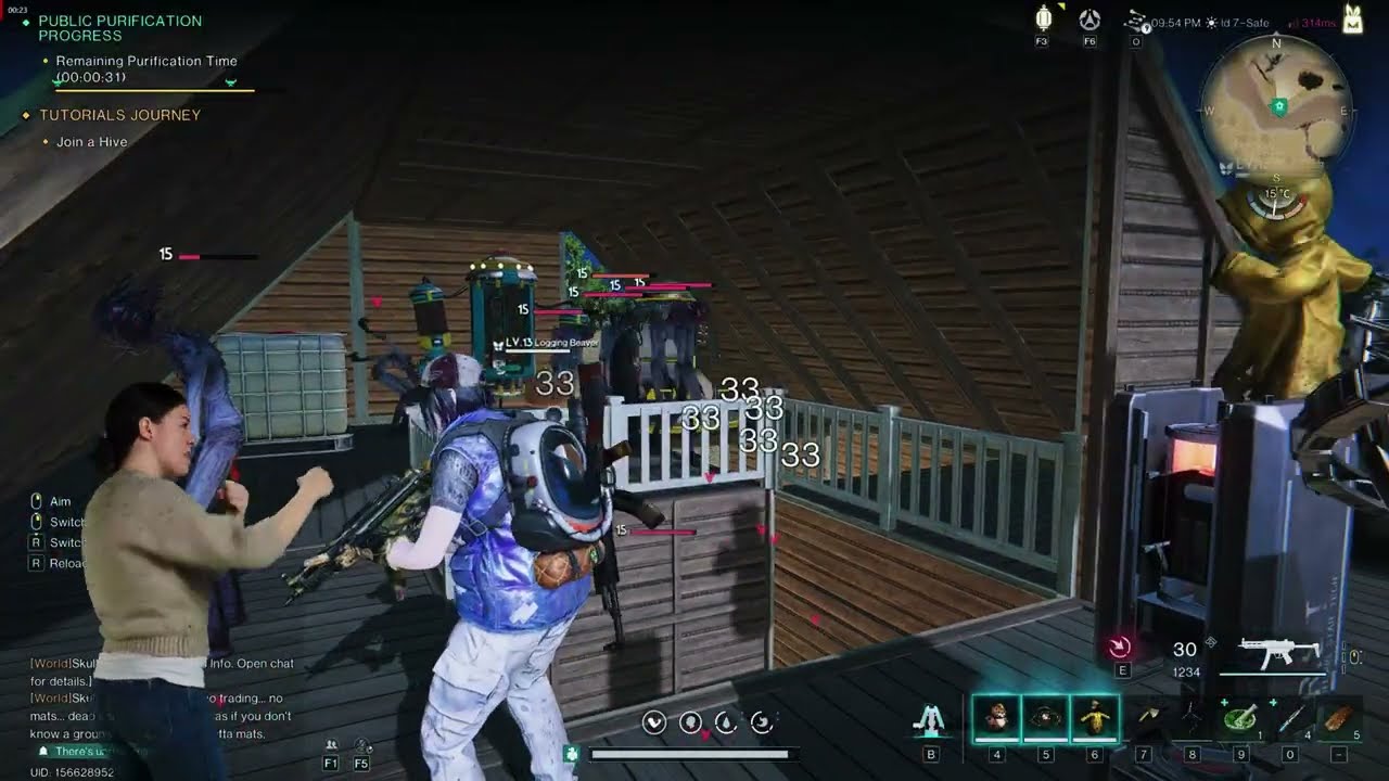 Zombies destroy my House, once human gameplay no commentary #oncehuman #oncehumanmobile #gameplay 