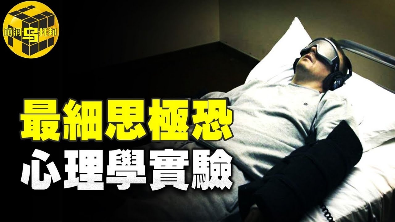 最細思極恐的心理學實驗，揭示人類內心最深處的恐懼…[腦洞烏托邦 | 小烏 | Xiaowu]