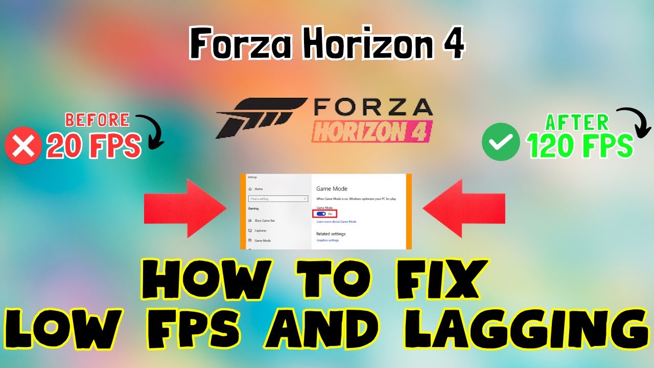 How to Fix Forza Horizon 4 Low FPS / Lagging issue 2023 {100% Working}