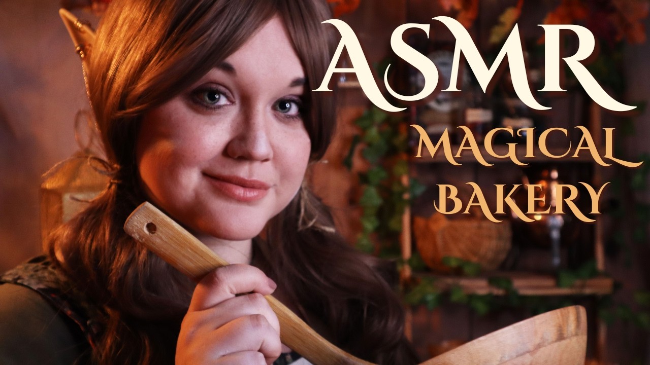 ASMR Magical Bakery Roleplay 🧁 Cozy Kitchen Witch Helps You Relax