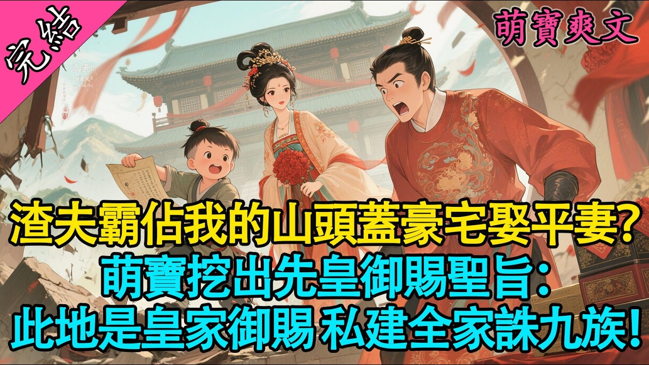 【一口氣聽完】渣夫霸佔嫁妝娶新歡？兒子反手挖出【禦賜地契】，帶幾十號壯漢當場砸爛豪華婚房！結局極度舒適🔥#有聲書 #爽文 #小說 #萌娃 #大女主 #原創
